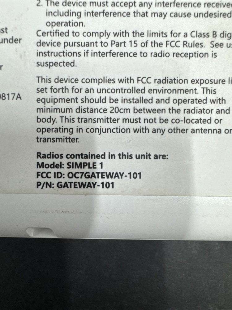 Alder Residential Security Touchscreen Panel Gateway Simple 1 - Locked