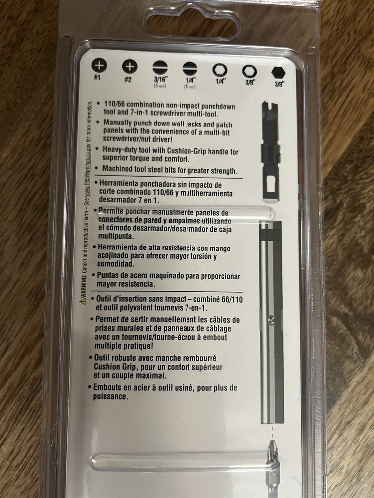 Klein Tools VDV001-081 Punchdown Screwdriver Multi-Tool - NEW