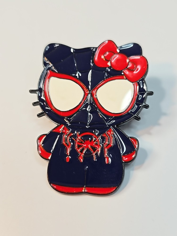 Hello Kitty Spiderman Lapel Pin