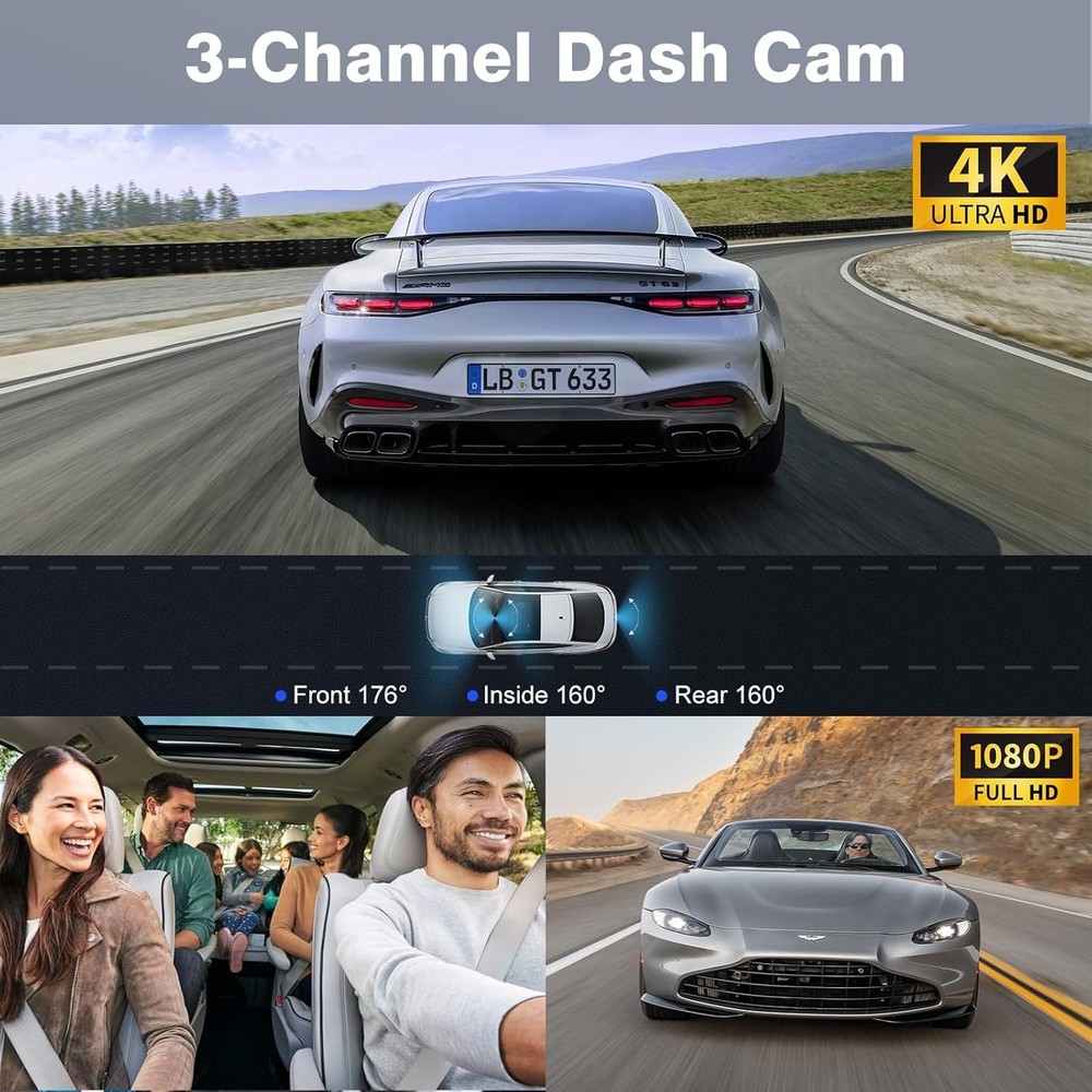 Advanced X5 4K Dash Camera - Night Vision, Dual Mode & User-Friendly Control
