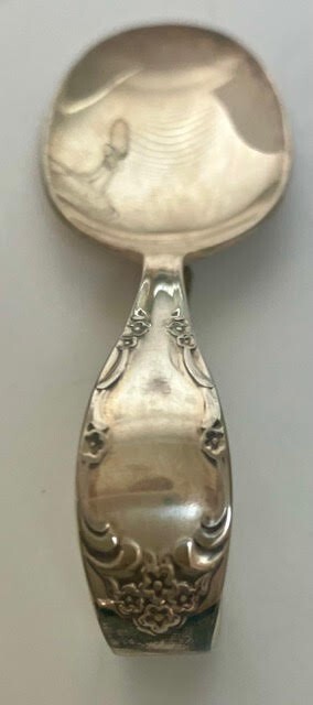 Community Curved Handle Silverplate Baby Feeding Spoon.
