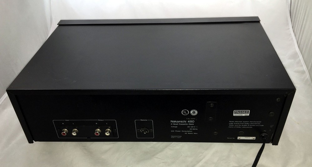Nakamichi 480 2 head cassette deck Recently Serviced