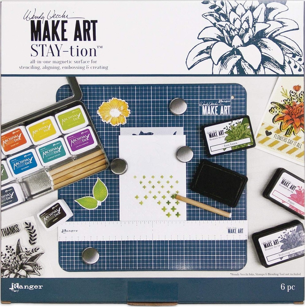 Wendy Vecchi MAKE ART Stay-tion-All-In-Magnetic Surface, Multi