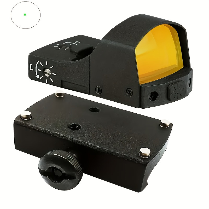 Green Dot Sight  Green Dot Scope Adjustable Brightness With 20mm Mount2