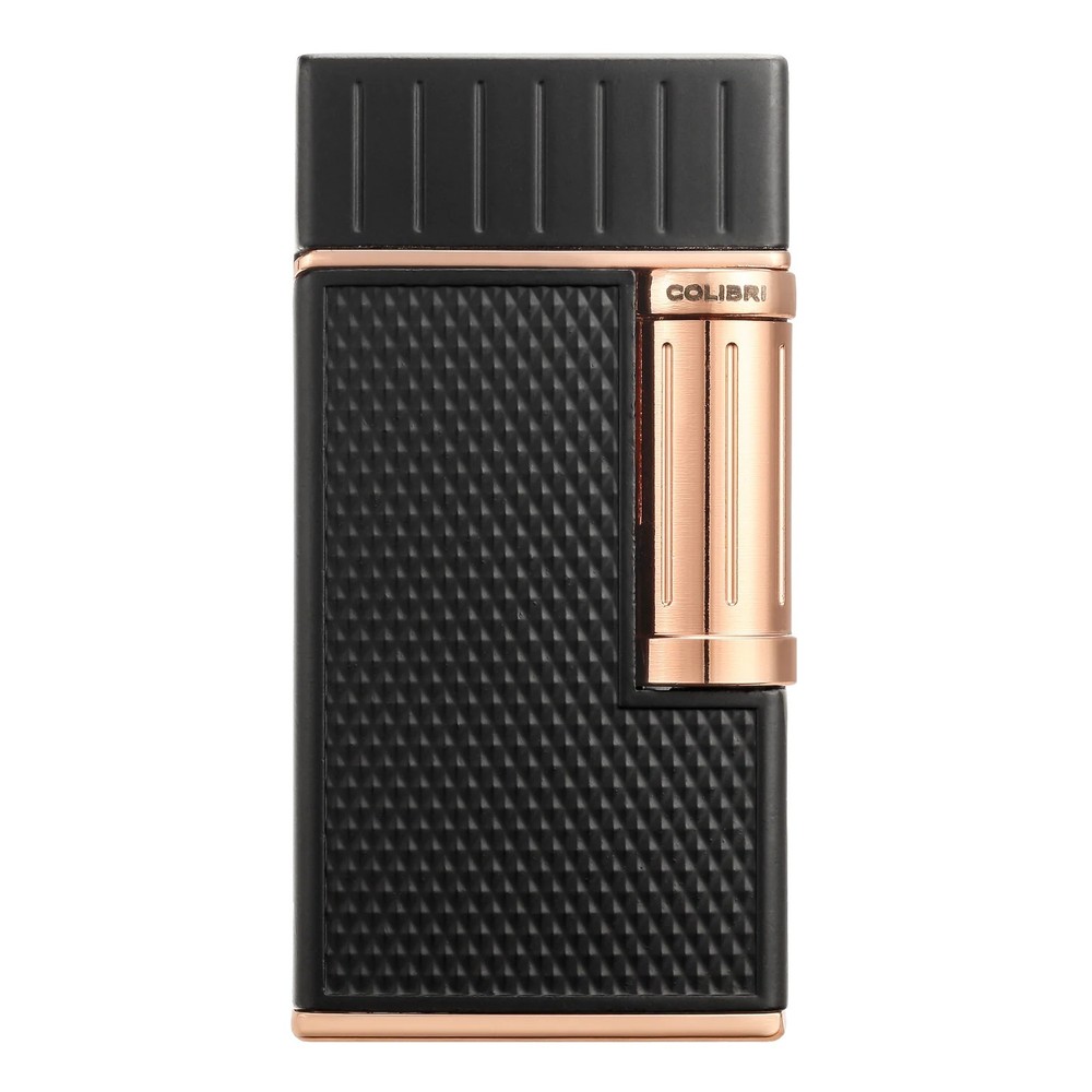 Colibri Cigar Lighter Julius Black Chrome
