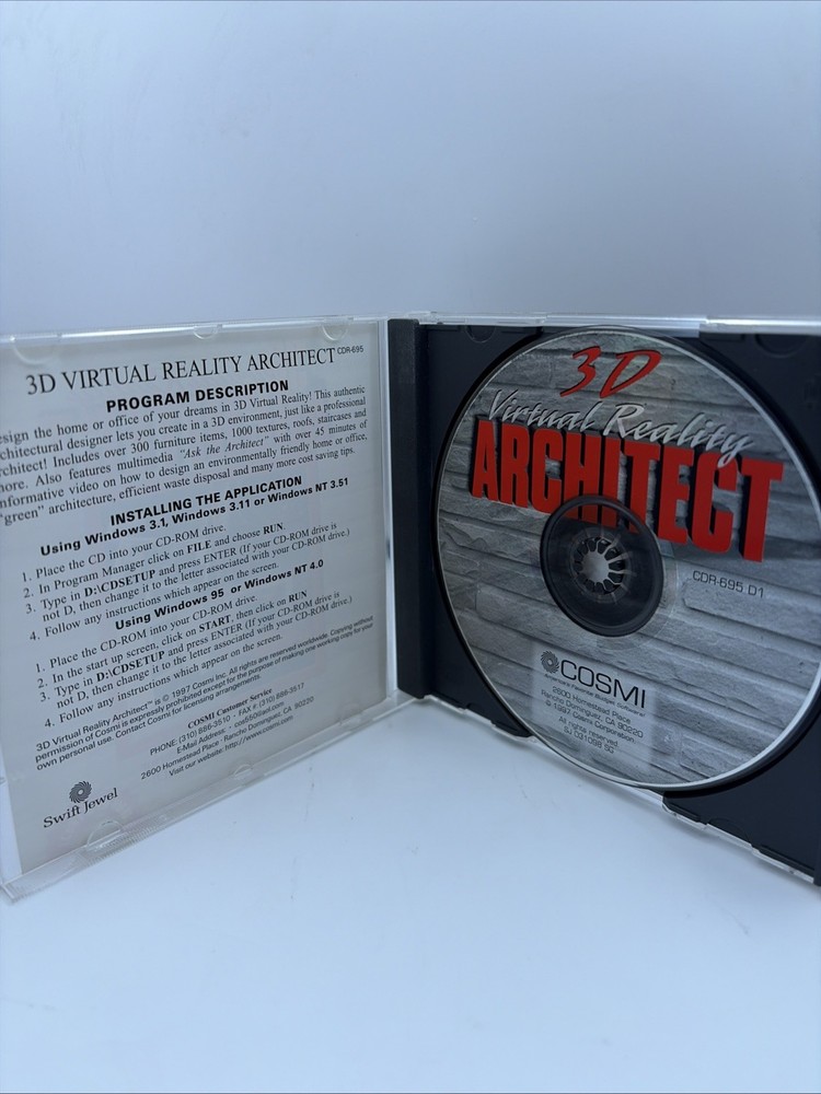 1997 3D Virtual Reality Architect - PC (REFURBISHED)