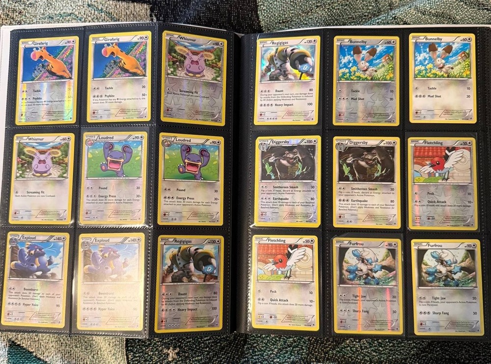 Pokemon 2014 XY Phantom Forces near-master set binder