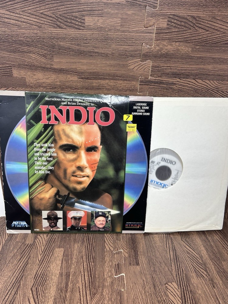 "Indio" Extended Play Laserdisc LD - Francesco Quinn
