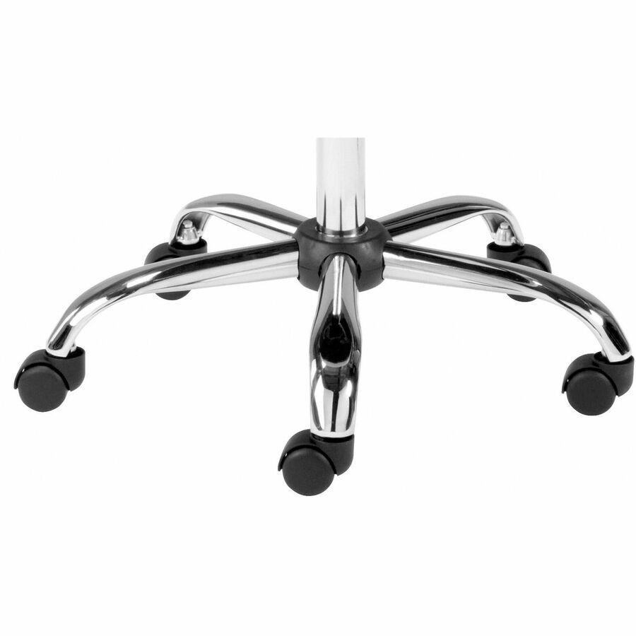 Lorell Round Stool - 250 Lb Load Capacity - Black (LLR69513)