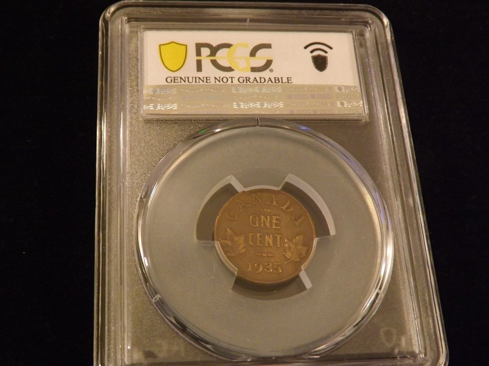 1935 1 C Canada PCGS VF