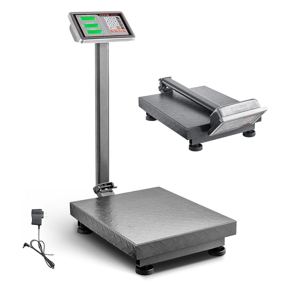 VEVOR Computing Digital Platform Scale, 660 lbs Load,