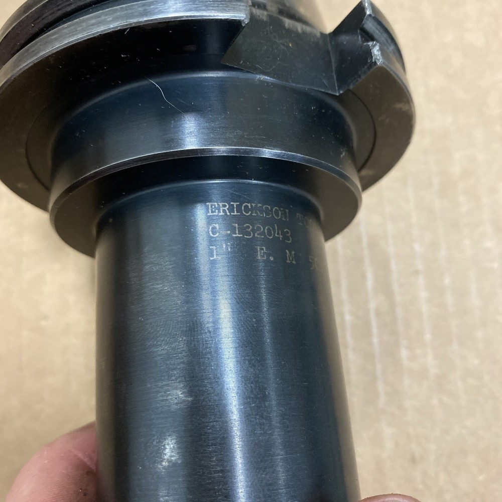 Erickson C-132043 1” Bore Solid Tool Holder 6" Projection CAT50
