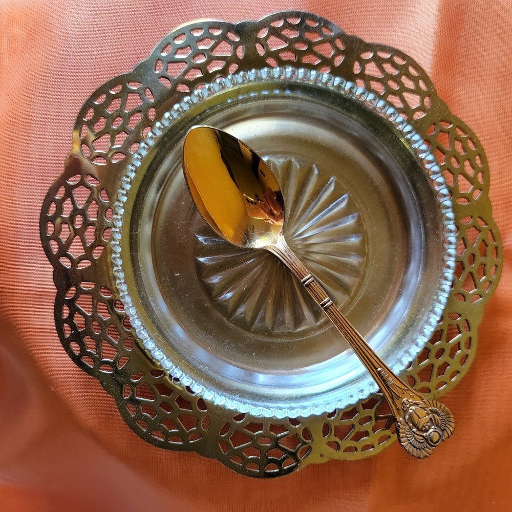 Wm. A. Rogers Oneida 3 Piece Serving Dish Includes Spoon