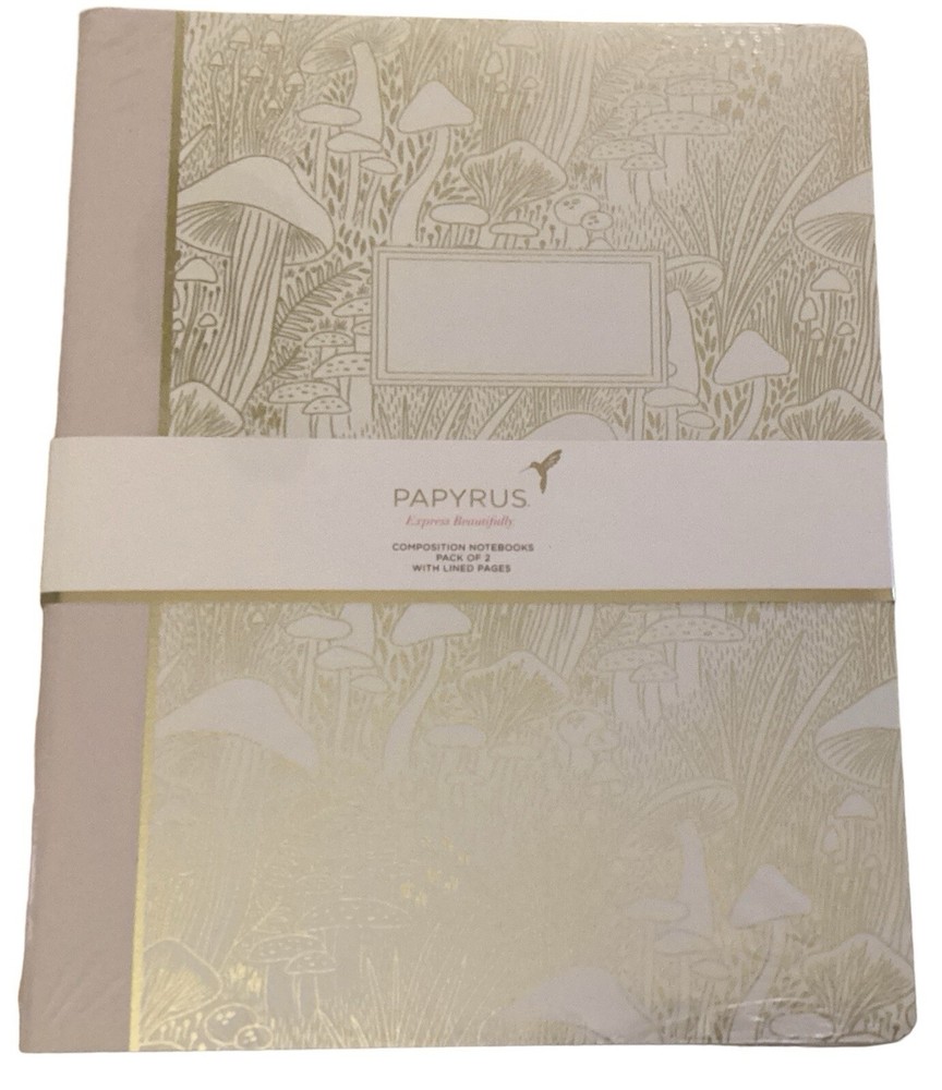 PAPYRUS Express Beautifully Pack of 2 Composition Notebooks with Lined Pages