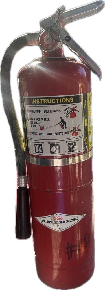 🧯🧯25-10lb.(AMEREX) ABC Refurbished Fire Extinguishers 2026 Certification Tags