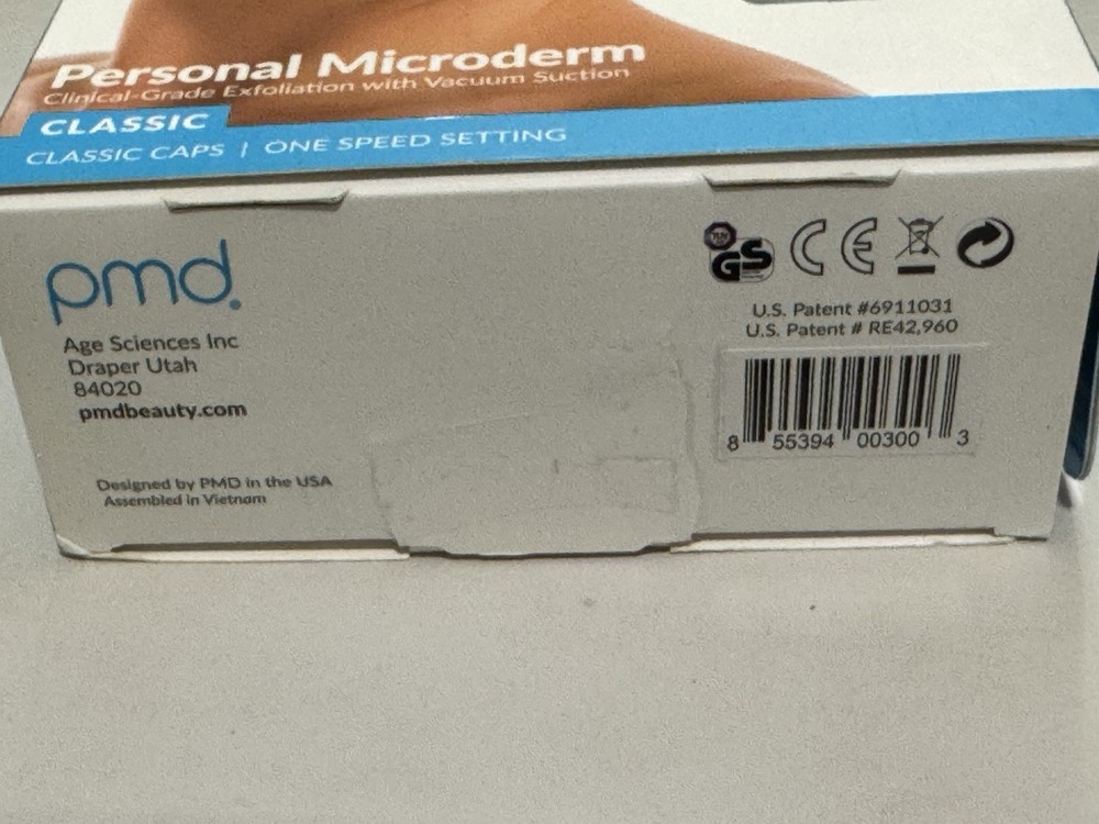 PMD Personal Microderm Classic Gray Diamond Microdermabrasion Tool, Vacuum