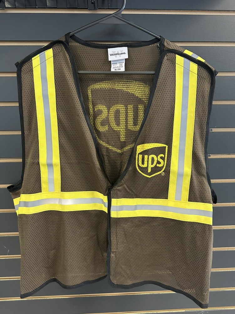Work Vest Reflective Brown XXL