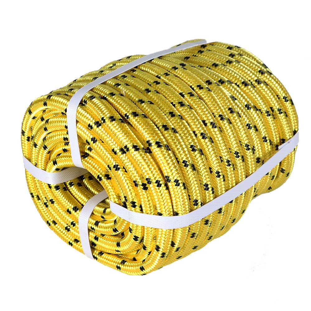 1/2"x200' Heavy Duty 5500Lbs Breaking Strength Braid Polyester Rope US