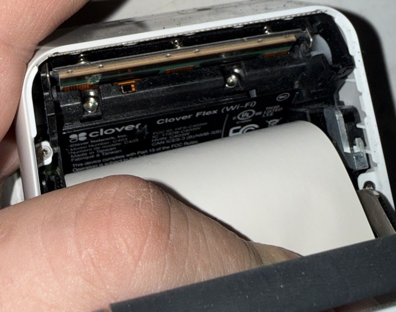 Clover Flex Handheld POS System C403 with Rubber Sleeve Tested Working