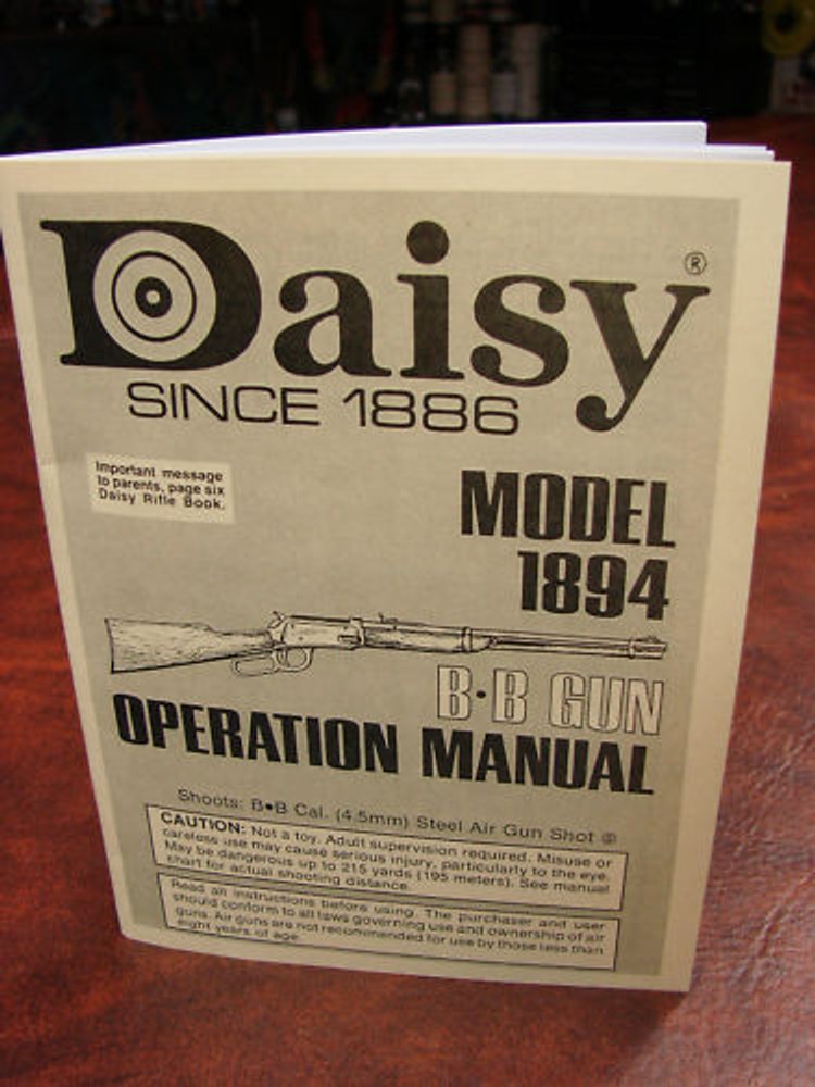 Daisy Model 1894 Operations Manual