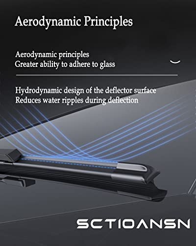 2Pcs Windshield Wipers C24''+22''(Front Windshiled Wiper ) 2Pcs Wipers-Front