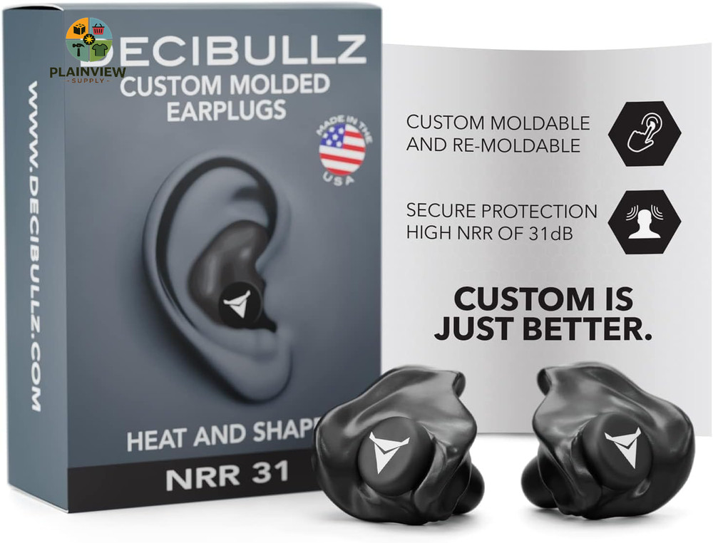 - Custom Molded Earplugs, 31Db Highest NRR, Comfortable Hearing Protection for S