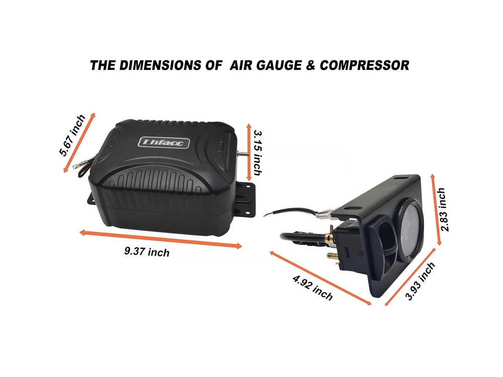 in Cab On Board Air Compressor System Air Pump System with Single Path Air Ga...