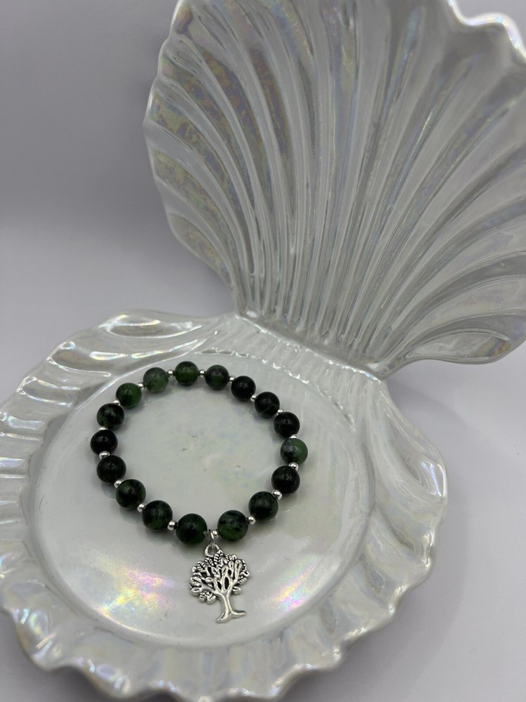 Authentic Ruby Zoisite 8mm Crystal Bracelet