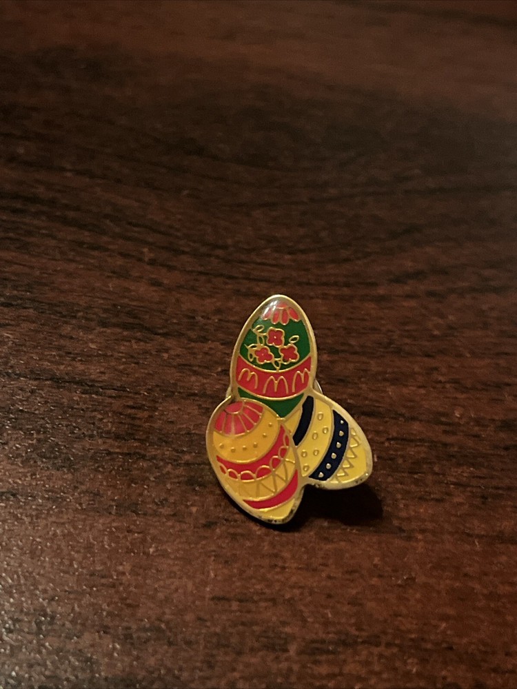 McDonald’s Holiday Easter Eggs Employee Lapel Pin