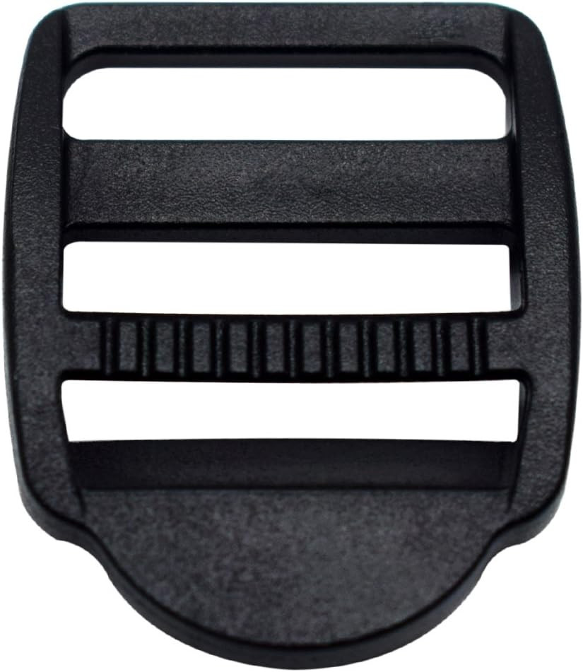 12 Pack 3/4 Inch Plastic Ladder Slider Adjust Lock Buckles for Backpack Straps 2