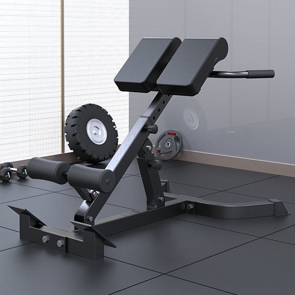 Fold Roman Chair Back Extension Bench Adjustable Angle Abdominal Exercise