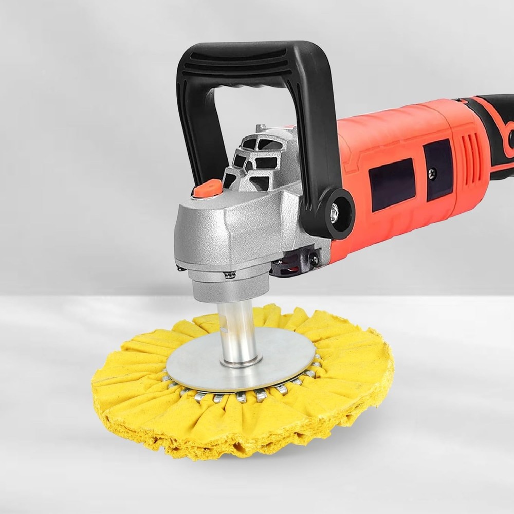 4-Inch Buffer Polisher Airway Flange Kit with Rust-Resistant Iron for Longevity