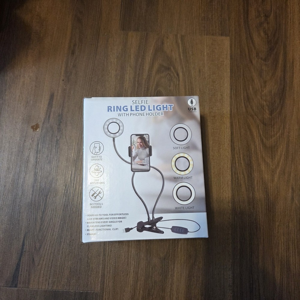 Selfie Ring Led Light With Phone Holder