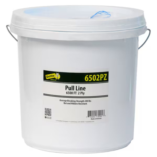 Dottie 6502PZ 6500ft 200 LBS TENSILE STRENGTH NYLON POLY LINE CABLE PULL STRING