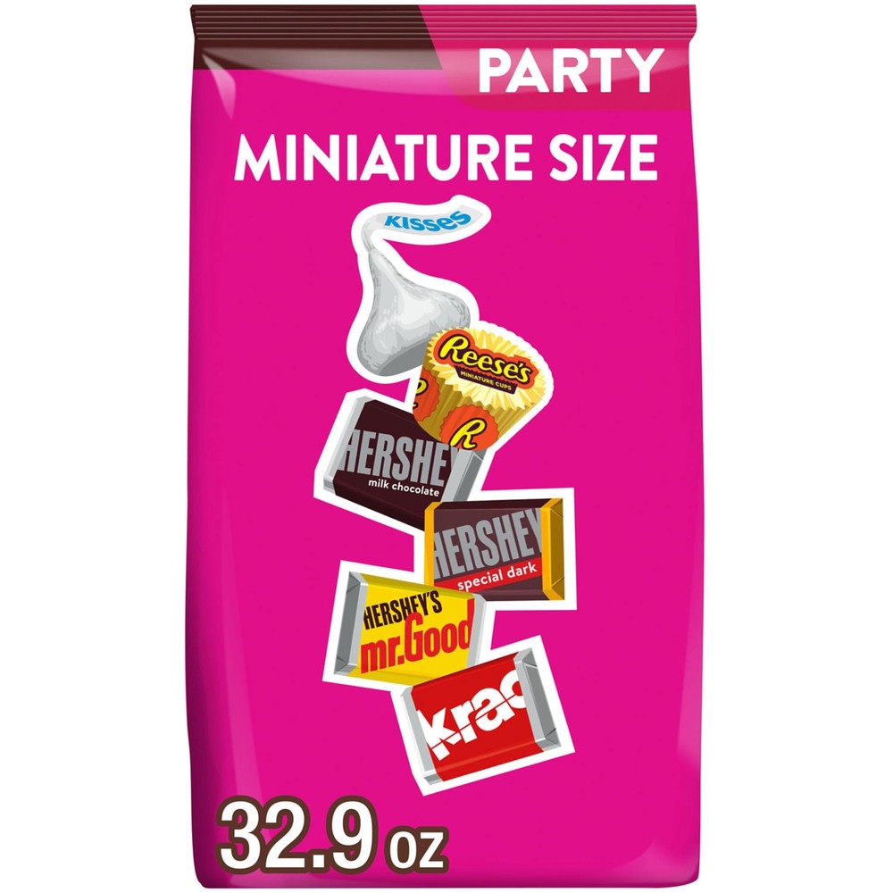 HERSHEY'S and REESE'S Miniatures Assorted 32.9 Ounce (Pack of 1), brown