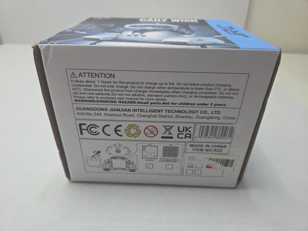 JRC Cady Wish 2.4G Intelligent Interactive Remote Control Robot WHITE