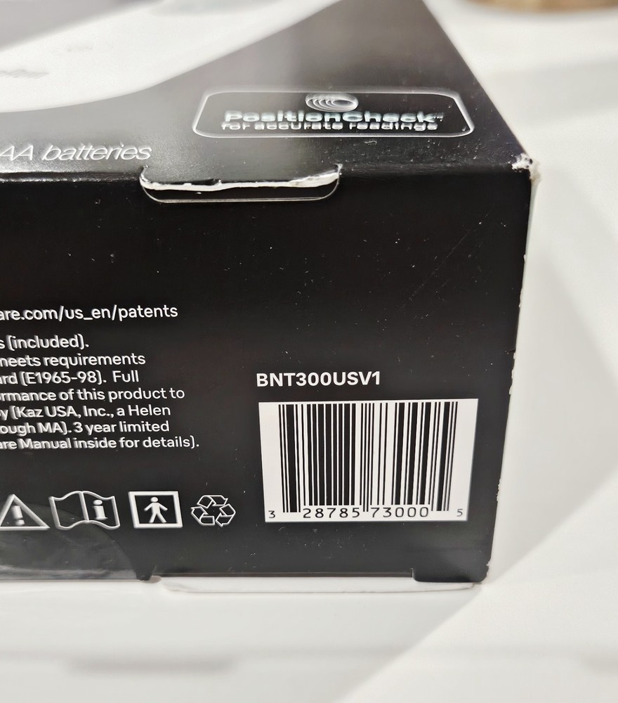 Braun NTF3000US No Touch Plus Forehead Digital Thermometer, NEW