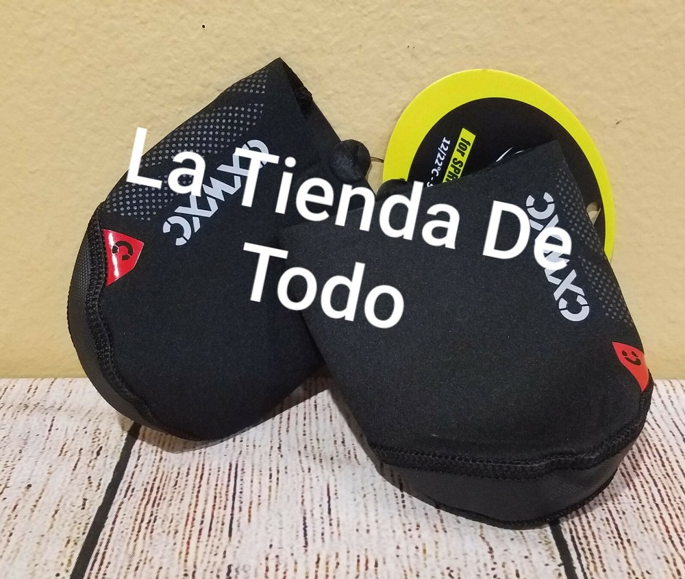 DURABLE FLEXIBLE LARGE TOE COVERS STRETCHY NEOPRENE MATERIAL FOR CYCLING READ