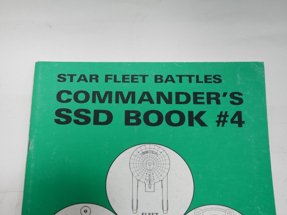 RPG Star Fleet Battles Commander's SSD Book #4 Task Force Games 3009