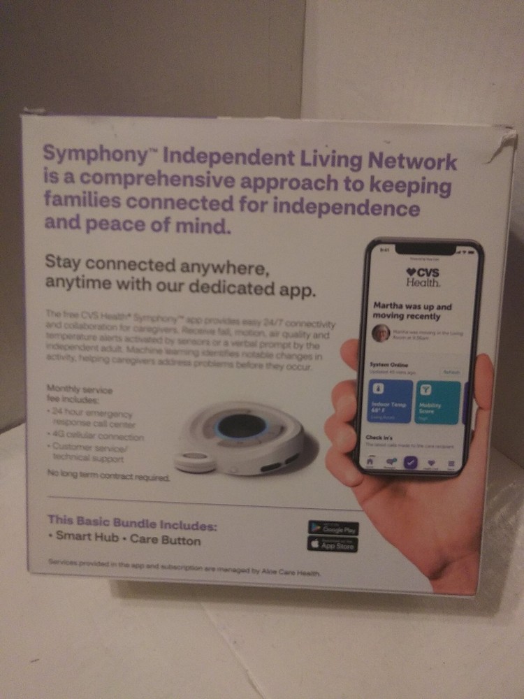 CVS Health Symphony Independent Living Basic Bundle Smart Hub Care Button