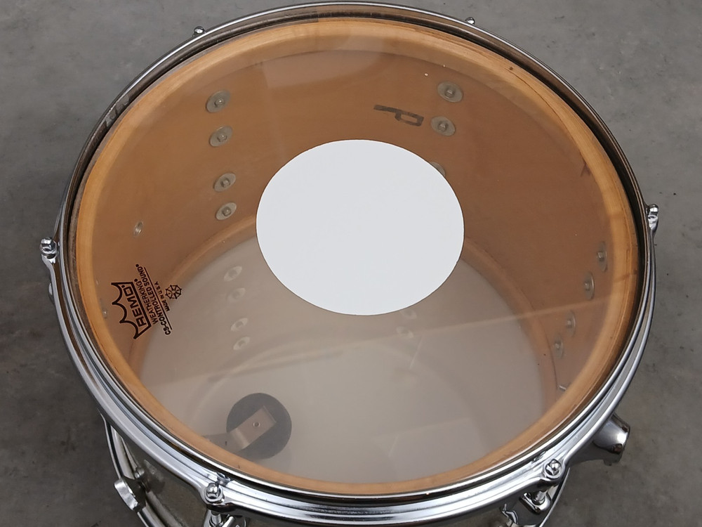 SLINGERLAND 9X13" SILVER SPARKLE TOM DRUM, 3-ply IMMACULATE!