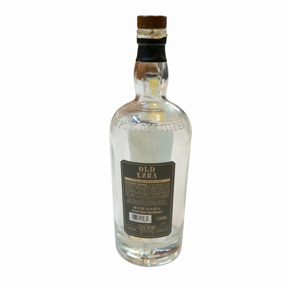 Old Ezra 7 Year Full Proof Empty Rye Bottle