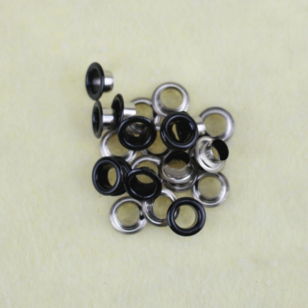 300 Set 6MM Grommets Set Sturdy Eyelets Button Kit with 3PCS