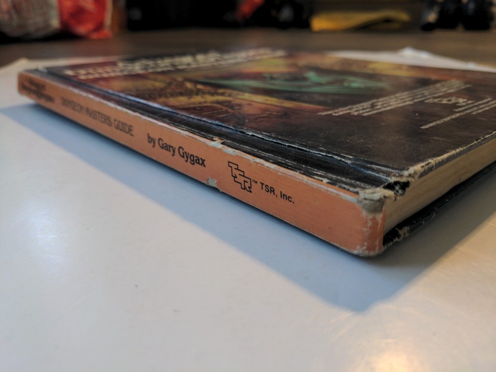 DUNGEON MASTERS GUIDE 1979 TSR ADVANCED DUNGEONS & DRAGONS By Gary Gigax