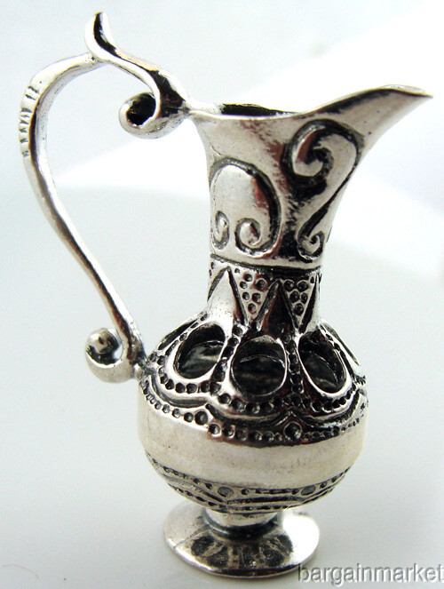 Miniature 925 Sterling Silver Jug Pitcher #508