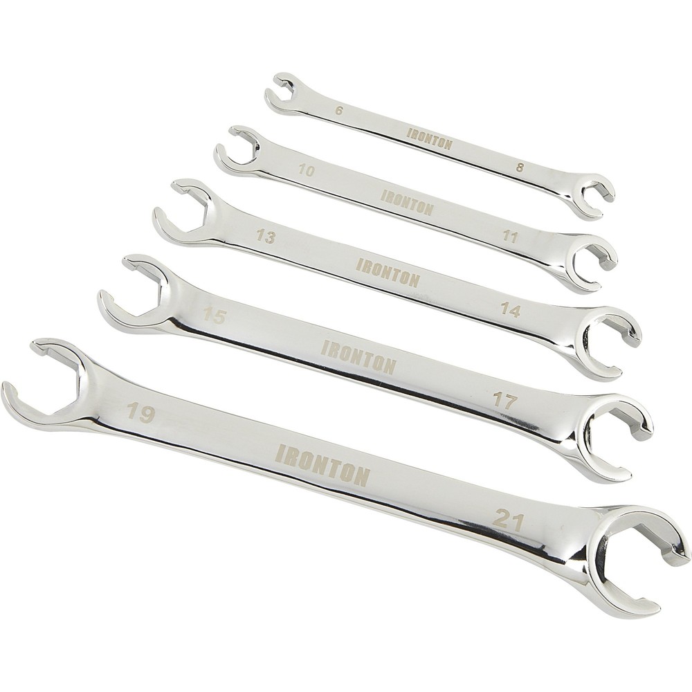Ironton 5-Pc. Metric Flare Nut Wrench Set, Model# E-2104