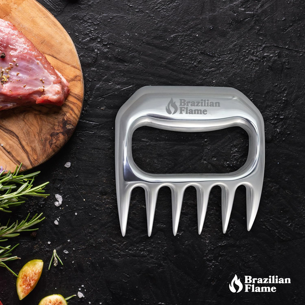 Bull Claw Meat Holder, Aluminum, Medium