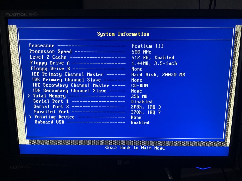 IBM Aptiva 2171 Series E 585 Desktop Piii 500 Computer Windows XP Pro Working