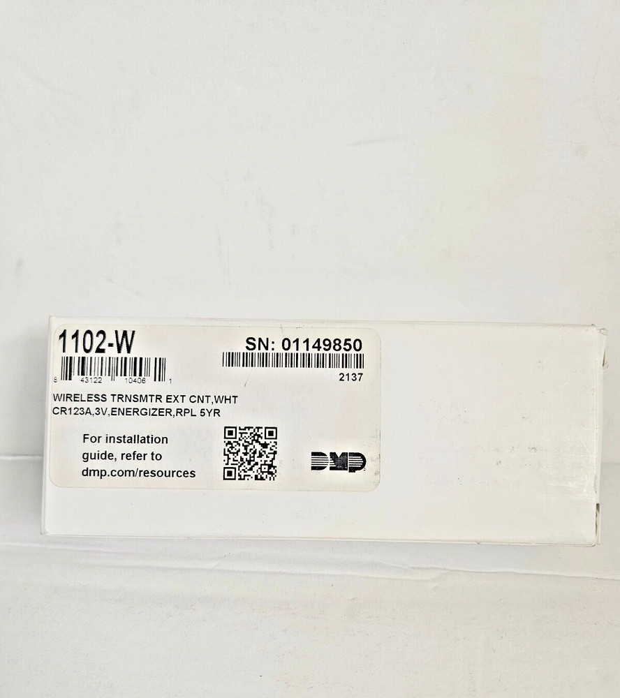 DMP 1102-W Universal Wireless Transmitter White NEW