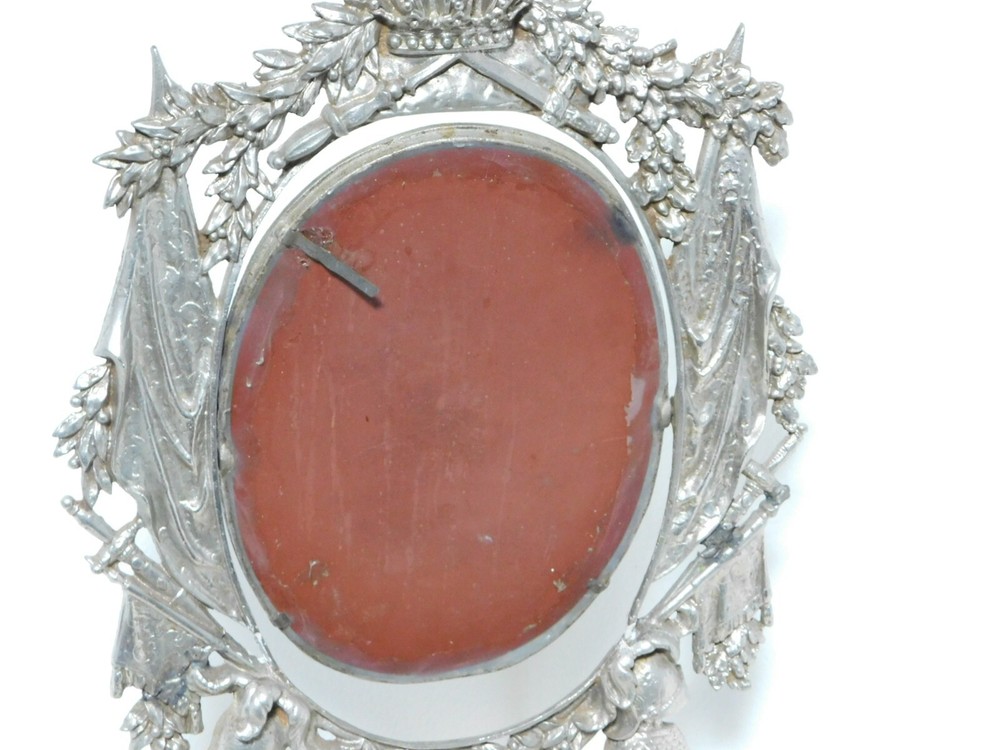 Psyche Mirror Decor Cast Patriotic! Vintage!